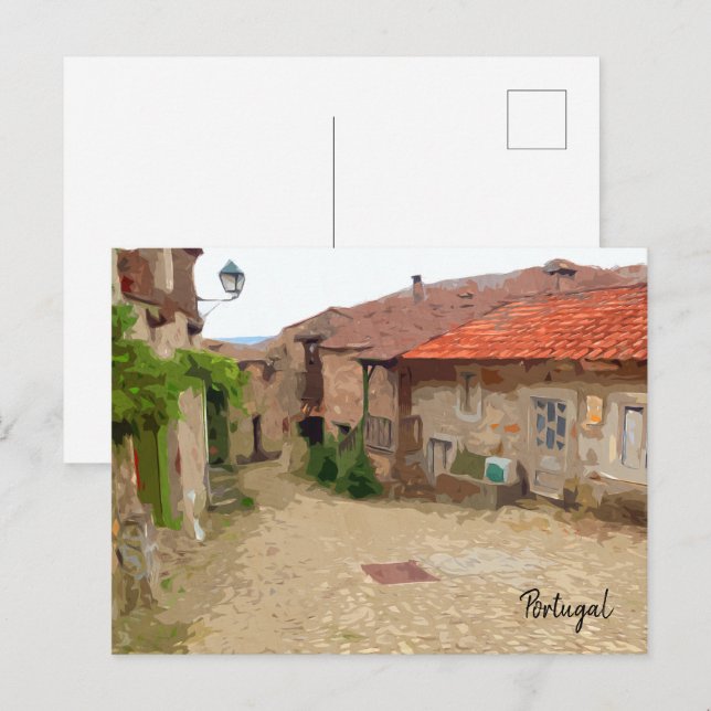Streets of Portugal Postcard (Front/Back)