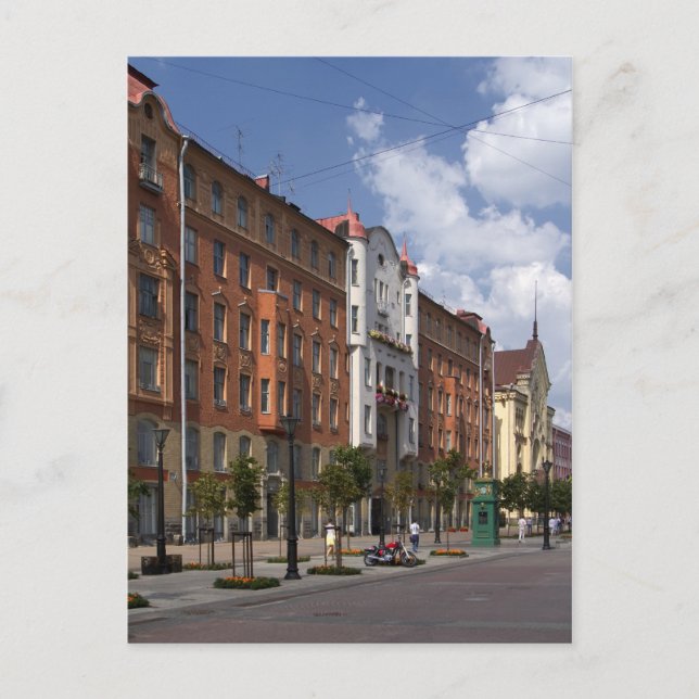 streets of St. Petersburg, Russia Postcard (Front)