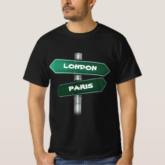 STREETS SIGN TEMPLATE CHOOSE YOUR CITY T-Shirt