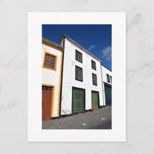Streetscape: Terceira, the Azores  Postcard