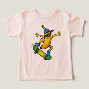 Streetwear Banana Skateboard Cartoon