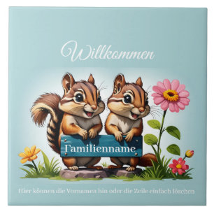 Streifenhörnchen informieren tile