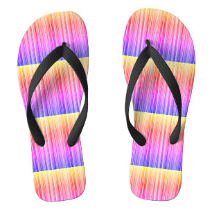 Streifenmuster regenbogenfarben jandals