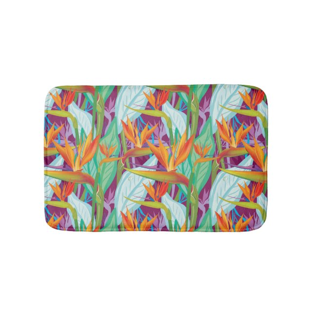 Strelitzia Pattern Bath Mat (Front)