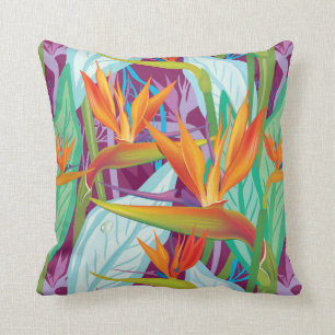 Strelitzia Pattern Cushion