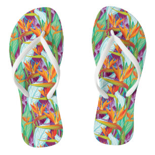 Strelitzia Pattern Jandals
