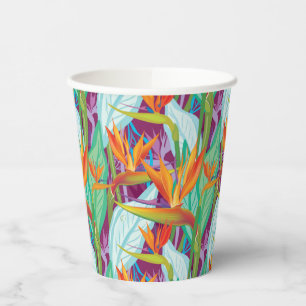 Strelitzia Pattern Paper Cups