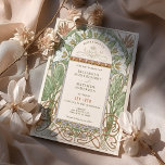 Strelitzia Wedding Invitations Art Nouveau Mucha<br><div class="desc">Introducing the Strelitzia wedding invitation, inspired by the artwork of Alphonse Mucha. This elegant birds of paradise design features stunning strelitzia flowers, symbolizing the beauty of love and commitment. The invitation is printed on high-quality card stock and features a sophisticated font for the event details. The back of the invitation...</div>