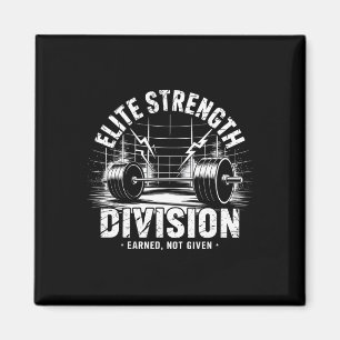 Strenght Division Deadlift Club Gym Weightlifting  Magnet