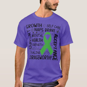Strength Acceptance Mental Health Awareness Day Gr T-Shirt