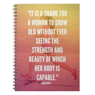 Strength and Beauty - Women's Running Workout Notebook
