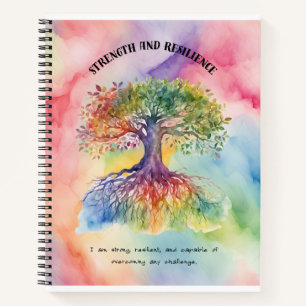 Strength and Resilience Positive Affirmation Notebook
