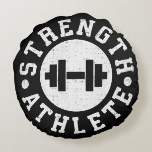 Strength Athlete Round Cushion