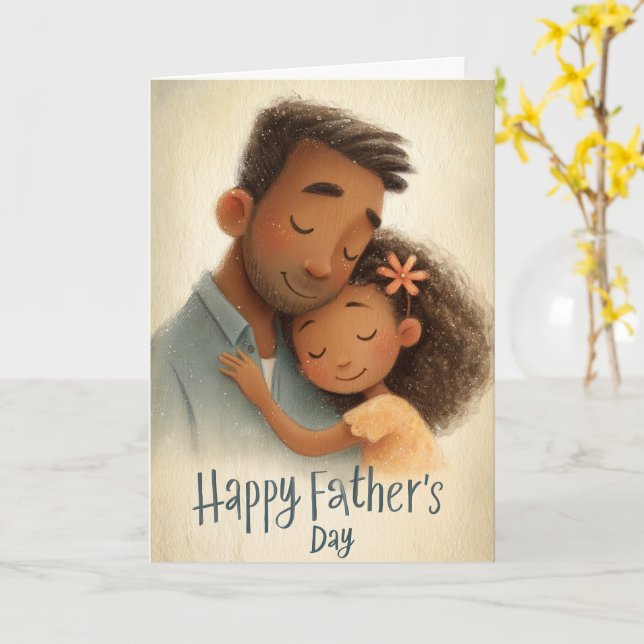 Strength Behind Every Step Father’s Day Card (Yellow Flower)
