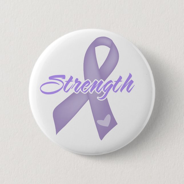 Strength - Cancer 6 Cm Round Badge (Front)