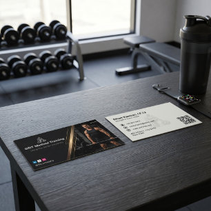 Strength Coach   Luxury Fitness Business Card