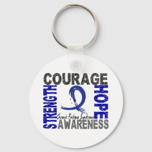 Strength Courage Hope CFS Key Ring