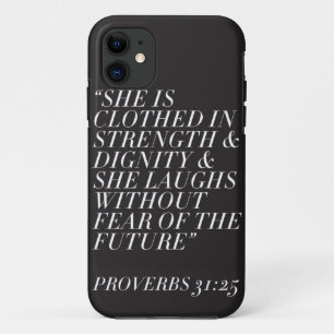Strength & Dignity (Black) Case-Mate iPhone Case