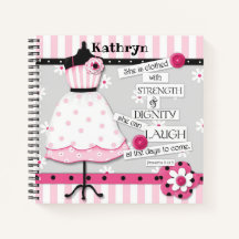 "Strength & Dignity" Custom Scripture Journal