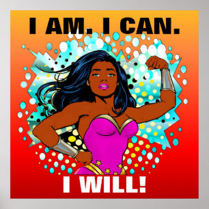 Strength, Encouragement, Success Poster