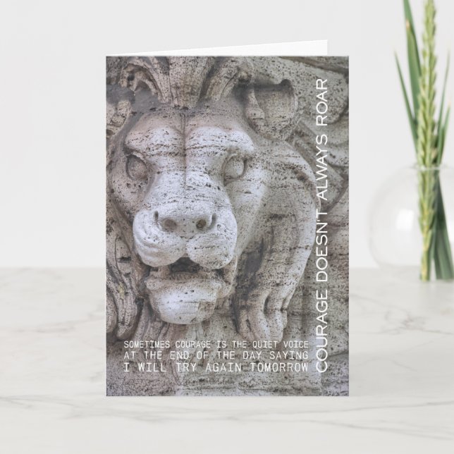 STRENGTH Greeting Card (Front)
