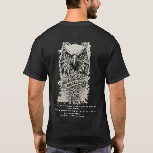 strength  & honor T-Shirt (Back)