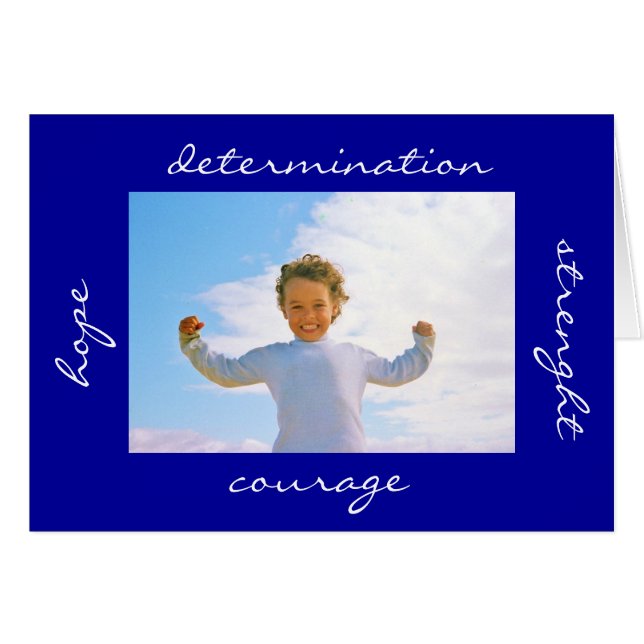 Strength Hope Courage Determination (Front Horizontal)