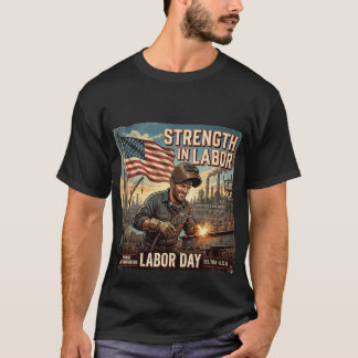 Strength in Labour - American Worker Tribute T-Shirt