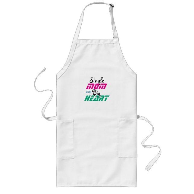 Strength in Love: A Single Mum’s Journey Long Apron (Front)