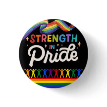Strength in Pride Button