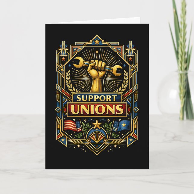 Strength in Solidarity Holiday Card (Front)