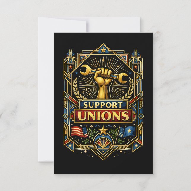 Strength in Solidarity Thank You Card (Front)