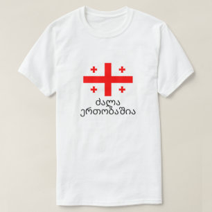 Strength is in Unity in Georgian ძალა ერთობაშია T-Shirt