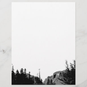 Strength/Mountain Scenery in B/W