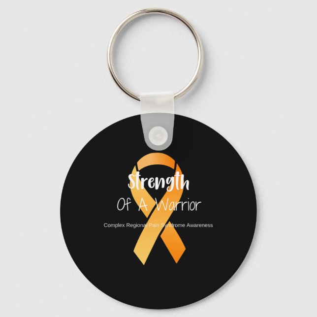 Strength of a Warrior CRPS Awareness  Key Ring (Front)