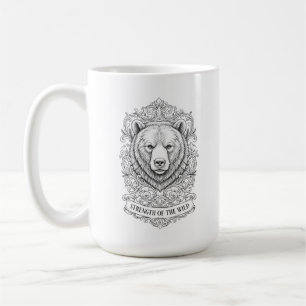 Strength of the Wild Bear Vintage T-Shirt Coffee Mug