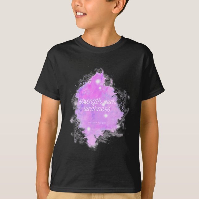 Strength Over Weakness Galaxy - RSD CRPS Awareness T-Shirt (Front)
