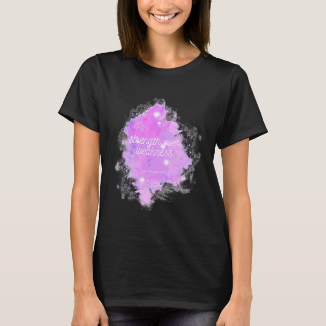 Strength Over Weakness Galaxy - Rsd Crps Awareness T-Shirt (Front)