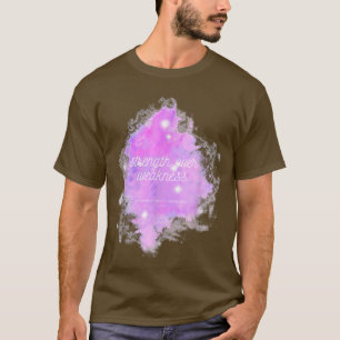 Strength Over Weakness Galay  Myasthenia Gravis Aw T-Shirt