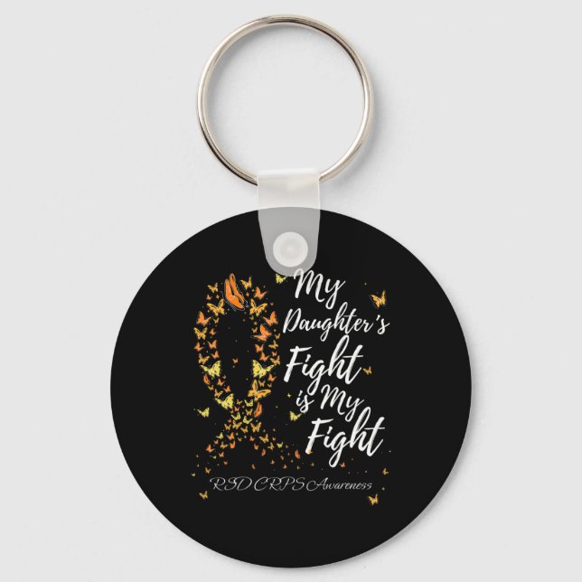 Strength Over Weakness - Myelodysplastic Syndromes Key Ring (Front)
