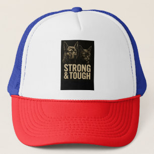 Strength & Resilience: Bold Pet Art Trucker Hat