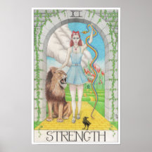 Strength tarot card