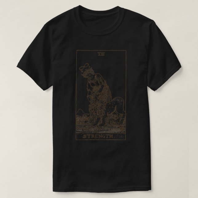 Strength Tarot T-Shirt (Design Front)