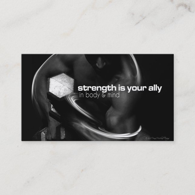 Strength Training Handout Card (Front)