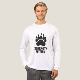 Strength Within – Pet Lover Embroidery Digitizing Tri-Blend Shirt