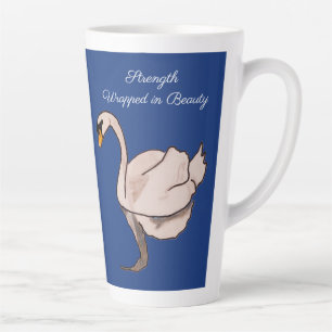 Strength Wrapped in Beauty Latte Mug