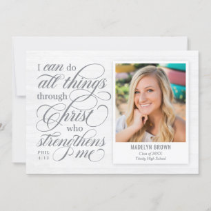 Strengthened Graduation Announcement Invitation