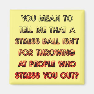 Stress Ball Funny Fridge Magnet Refrigerator