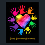 Stress Disorders Awareness Hands Stress Disorders  Poster<br><div class="desc">Stress Disorders Awareness Hands Stress Disorders Gift</div>