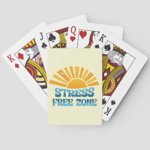 Stress Free Zone Playing Cards